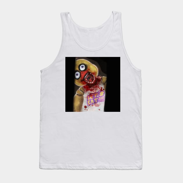 Scary Chica - Horror Painting Tank Top by saradaboru